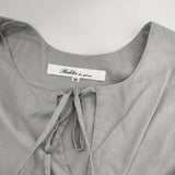 Bilitis dix-sept ans コットンドレス Cotton dress 定価39600円 半袖 ワンピース 23SS グレー レディース ビリティス ディ セッタン【中古】5-0726S∞