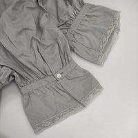 Bilitis dix-sept ans コットンドレス Cotton dress 定価39600円 半袖 ワンピース 23SS グレー レディース ビリティス ディ セッタン【中古】5-0726S∞