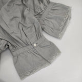 Bilitis dix-sept ans コットンドレス Cotton dress 定価39600円 半袖 ワンピース 23SS グレー レディース ビリティス ディ セッタン【中古】5-0726S∞