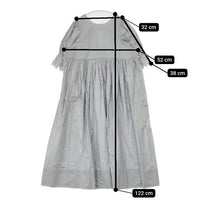 Bilitis dix-sept ans コットンドレス Cotton dress 定価39600円 半袖 ワンピース 23SS グレー レディース ビリティス ディ セッタン【中古】5-0726S∞
