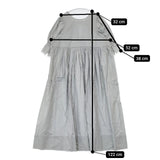 Bilitis dix-sept ans コットンドレス Cotton dress 定価39600円 半袖 ワンピース 23SS グレー レディース ビリティス ディ セッタン【中古】5-0726S∞