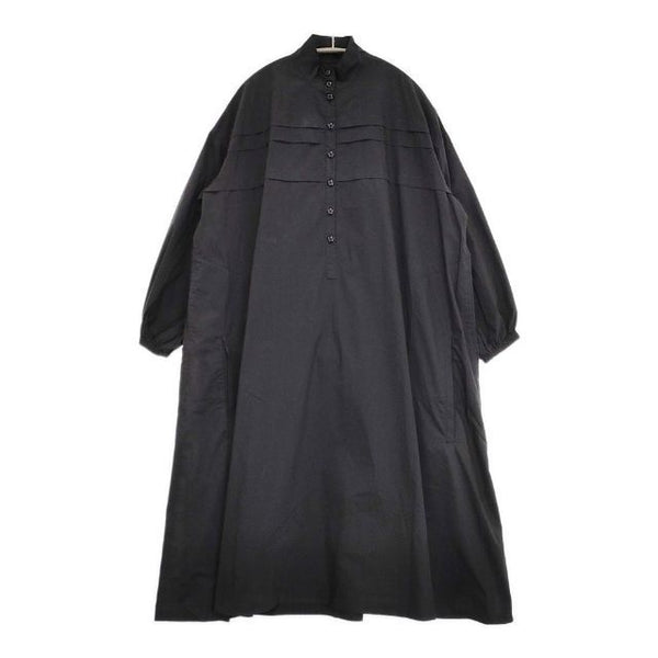 YAB-YUM プルオーバー ハーフボタン シャツワンピ コットンポリエステル ワンピース ブラック レディース ヤブヤム【中古】5-0830M∞