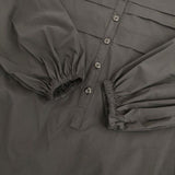 YAB-YUM プルオーバー ハーフボタン シャツワンピ コットンポリエステル ワンピース ブラック レディース ヤブヤム【中古】5-0830M∞