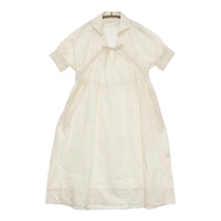 ASEEDONCLOUD Sailing dress Holy typewrite 定価39600円 ギャザー ワンピース 24SS アイボリー レディース アシードンクラウド【中古】5-0613S♪