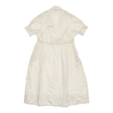ASEEDONCLOUD Sailing dress Holy typewrite 定価39600円 ギャザー ワンピース 24SS アイボリー レディース アシードンクラウド【中古】5-0613S♪