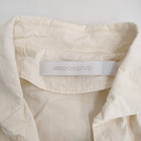 ASEEDONCLOUD Sailing dress Holy typewrite 定価39600円 ギャザー ワンピース 24SS アイボリー レディース アシードンクラウド【中古】5-0613S♪