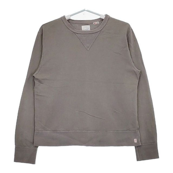 Riding High 前V ライトオンス スウェット 長袖Ｔシャツ カットソー ロンＴ グレー レディース ライディングハイ【中古】5-0720M∞