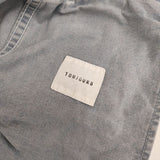 Toujours サスペンダー付き ワイドパンツ デニムパンツ ライトブルー レディース トゥジュー【中古】5-0720G∞
