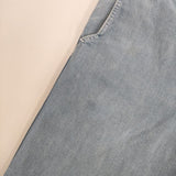 Toujours サスペンダー付き ワイドパンツ デニムパンツ ライトブルー レディース トゥジュー【中古】5-0720G∞