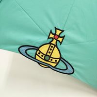 Vivienne Westwood ORB 折り畳み傘 傘 グリーン レディース ヴィヴィアンウエストウッド【中古】5-0913G◎