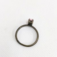 Kanami bijoux ヴィンテージガラス フリーサイズ リング・指輪 ピンク レディース カナミビジュー【中古】5-0531G♪