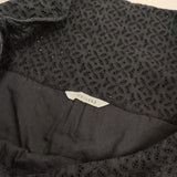 Toujours カットワーク レース ラップ 巻き パンツ ブラック レディース トゥジュー【中古】5-0830G∞