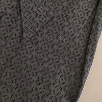 Toujours カットワーク レース ラップ 巻き パンツ ブラック レディース トゥジュー【中古】5-0830G∞
