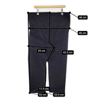 Toujours カットワーク レース ラップ 巻き パンツ ブラック レディース トゥジュー【中古】5-0830G∞