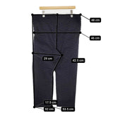Toujours カットワーク レース ラップ 巻き パンツ ブラック レディース トゥジュー【中古】5-0830G∞