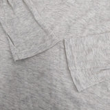 Toujours カシミヤ混 ヘンリーネック カットソー グレー レディース トゥジュー【中古】5-0830M∞