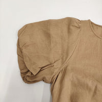 JOURNAL STANDARD リネンパフスリーブマキシワンピース サイズ38 定価19800円 23SS ベージュ レディース ジャーナルスタンダード【中古】5-0613S♪