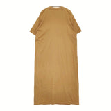 unfil cotton flannel jersey T-shirt dress 起毛 OEFL-UW116 サイズ1 ワンピース ブラウン レディース アンフィル【中古】5-0613S♪