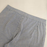 45R/45rpm クールストレッチストライプクロススパッツ パンツ ブルー ホワイト レディース フォーティーファイブアールピーエム【中古】5-0720M∞