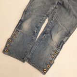 45R/45rpm bakkuri ジョッパーズパンツ デニムパンツ ブルー レディース フォーティーファイブアールピーエム【中古】5-0720G∞