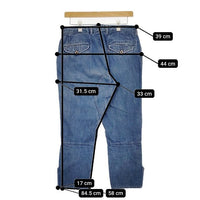 45R/45rpm bakkuri ジョッパーズパンツ デニムパンツ ブルー レディース フォーティーファイブアールピーエム【中古】5-0720G∞