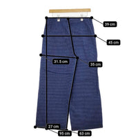 45R/45rpm ビオードヒッコリーペインターPANTS 定価29700円 パンツ ネイビー レディース フォーティーファイブアールピーエム【中古】5-0720G∞