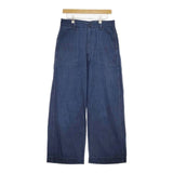 45R/45rpm カチンヒッコリーのパンツ 定価30800円 パンツ ネイビー レディース フォーティーファイブアールピーエム【中古】5-0724G∞