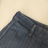 45R/45rpm カチンヒッコリーのパンツ 定価30800円 パンツ ネイビー レディース フォーティーファイブアールピーエム【中古】5-0724G∞