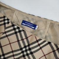 BURBERRY BLUE LABEL ノバチェック FLF51-671-43 ウール スカート ベージュ レディース バーバリーブルーレーベル【中古】5-1002T∞