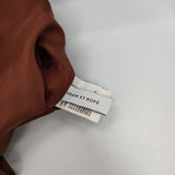 adam et Rope ウール サイドボタン テーパード パンツ ブラウン レディース アダムエロペ【中古】5-1002T∞