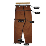 adam et Rope ウール サイドボタン テーパード パンツ ブラウン レディース アダムエロペ【中古】5-1002T∞