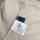 SHIPS バックボタンビッグシャツ 311-10-0327 ブラウス シャツ ベージュ レディース シップス【中古】5-0724M∞