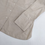 SHIPS バックボタンビッグシャツ 311-10-0327 ブラウス シャツ ベージュ レディース シップス【中古】5-0724M∞