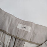 IENA ワイドパンツ リネン混 パンツ ベージュ レディース イエナ【中古】5-0724M∞