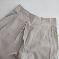 IENA ワイドパンツ リネン混 パンツ ベージュ レディース イエナ【中古】5-0724M∞