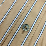 TICCA SOMELOS TAHA-303-05 ストライプシャツワンピ ワンピース ベージュ ホワイト レディース ティッカ【中古】5-0724M∞