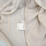 Another Edition シフォン 5621-299-0737 長袖 フリル ブラウス シャツ ライトベージュ レディース アナザーエディション【中古】5-0701M△