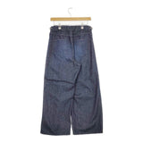 KURASHI&Trips タックワイド ジーンズ デニムパンツ ネイビー レディース クラシアンドトリップス/北欧、暮らしの道具店【中古】5-0720G∞