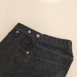 KURASHI&Trips タックワイド ジーンズ デニムパンツ ネイビー レディース クラシアンドトリップス/北欧、暮らしの道具店【中古】5-0720G∞