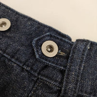 KURASHI&Trips タックワイド ジーンズ デニムパンツ ネイビー レディース クラシアンドトリップス/北欧、暮らしの道具店【中古】5-0720G∞