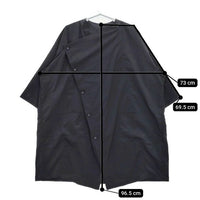 nunuforme クロスコート ポリエステル コート ネイビー レディース ヌヌフォルム【中古】5-0720M∞