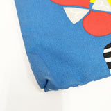 marimekko kimara 女の子 ドット柄 コットン トートバッグ ブルー レディース マリメッコ【中古】5-0726G◎