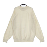archi AS23-I1 23SS GIMA SWEATER サマーニット NATURAL 定価25300円 コットンシルク ニット オフホワイト レディース アーキ【中古】5-0715M△