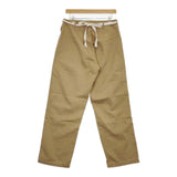 archi BACK SATIN PANTS 定価33000円 AS23-G2 バックサテン パンツ 23SS ベージュ レディース アーキ【中古】5-0720G∞