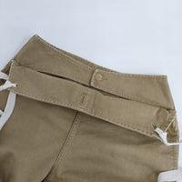 archi BACK SATIN PANTS 定価33000円 AS23-G2 バックサテン パンツ 23SS ベージュ レディース アーキ【中古】5-0720G∞