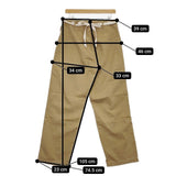 archi BACK SATIN PANTS 定価33000円 AS23-G2 バックサテン パンツ 23SS ベージュ レディース アーキ【中古】5-0720G∞