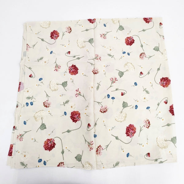 KANEKO ISAO MEN'S 花柄 スカーフ オールド スカーフ ベージュ レディース カネコイサオ【中古】5-0918G◎