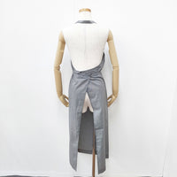KANEKO ISAO WONDERFUL WORLD MEN'S ワンダフルワールド GARDEN エプロン オールド エプロン ブラック ホワイト レディース カネコイサオワンダフルワールド【中古】5-0913G◎