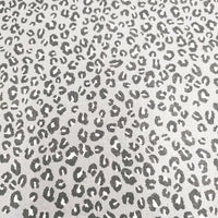 KANEKO ISAO WONDERFUL WORLD 未使用 豹柄 レオパード ロゴ オールド ハンカチ ブラック グレー レディース カネコイサオワンダフルワールド【中古】5-0918G◎