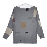 JURGEN LEHL J0131UB052 コットン ボートネック 長袖Ｔシャツ カットソー ロンＴ グレー レディース ヨーガンレール【中古】5-0726M∞